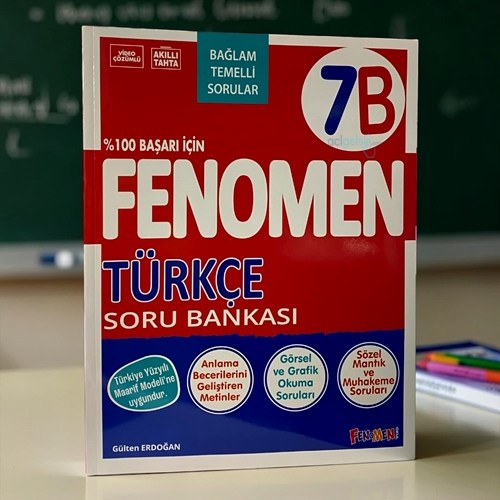 7.sınıf Türkçe Soru Bankası Fenomen B