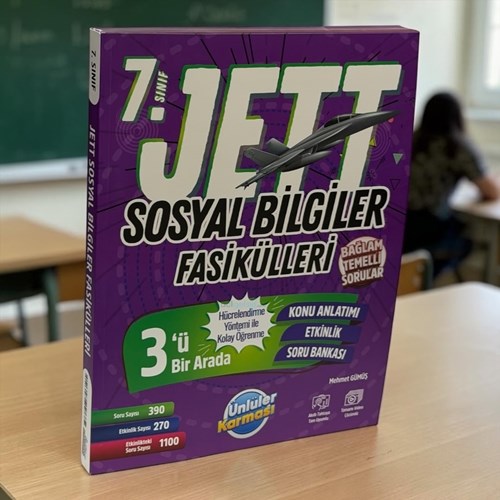 7. Sınıf Jett Sosyal Bilgiler Fasikülleri Ünlüler Karması Yayınları