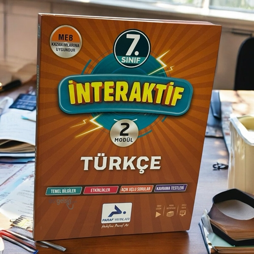 7. Sınıf İnteraktif Türkçe Soru Bankası Paraf Yayınları