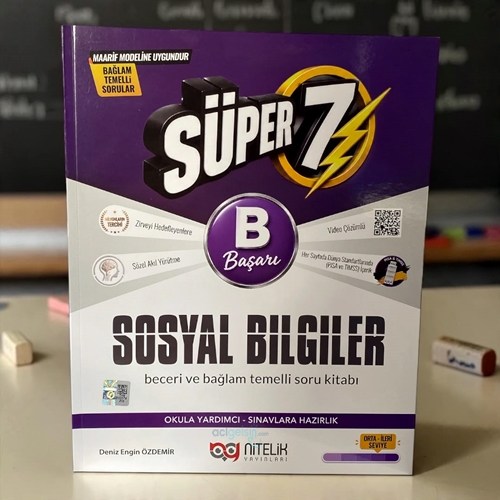 7. Sınıf Sosyal Bilgiler B Beceri Ve Bağlam Temelli Soru Kitabı Nitelik Yayınları