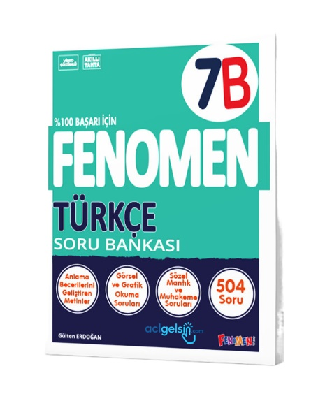 7.sınıf Türkçe Soru Bankası Fenomen B
