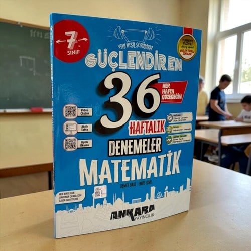 7. Sınıf Matematik Güçlendiren 36 Haftalık Kazanım Denemeleri Ankara Yayıncılık