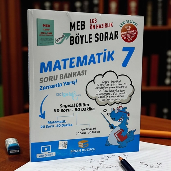 7.sınıf Matematik Soru Bankası Sinan Kuzucu Yayınları