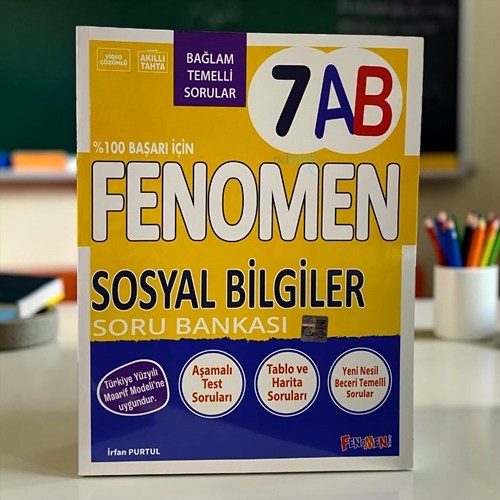 7 Sosyal Bilgiler (a-b) Soru Bankası Fenomen Yayınları