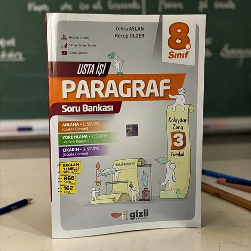 7. Ve 8. Sınıflar İçin Usta İşi Paragraf Gizli Yayınları