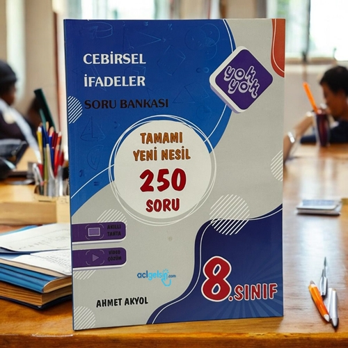 8. Sınıf Cebirsel İfadeler Soru Bankası Yok Yok Yayınları