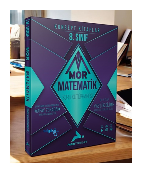 8.sınıf Mor Matematik Soru Kütüphanesi Paraf Yayınları
