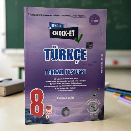 8. Sınıf Kendini Check - Et Türkçe Soru Bankası Okyanus Yayınları