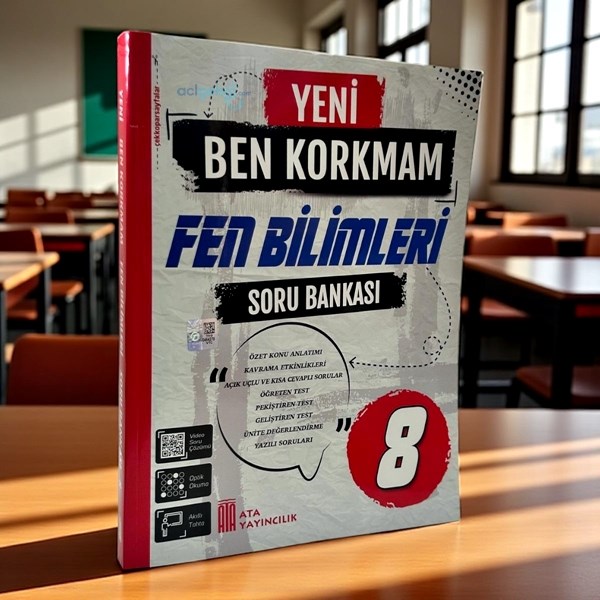 8. Sınıf Yeni Ben Korkmam Fen Bilimleri Soru Bankası