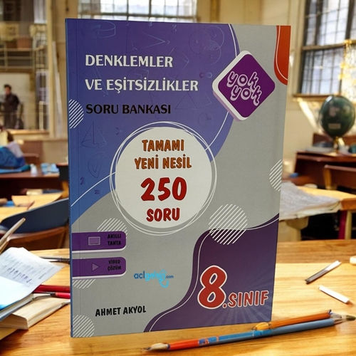 8. Sınıf Doğrusal Denklemler Ve Eşitsizlikler Yok Yok Yayınları