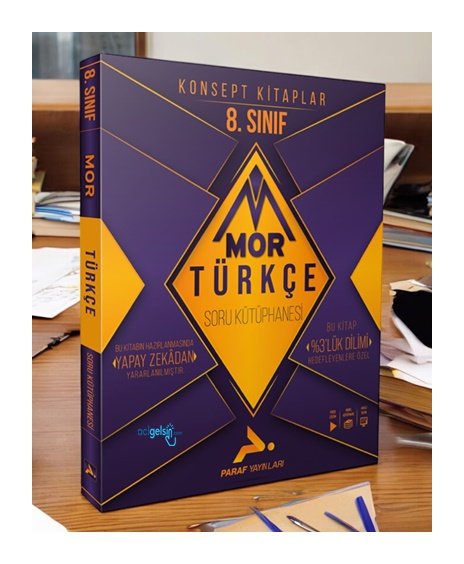 8.sınıf Mor Türkçe Soru Kütüphanesi Paraf Yayınları