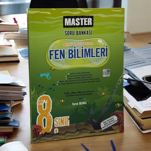 8.sınıf Master Fen Bilimleri Soru Bankası Okyanus Yayınları