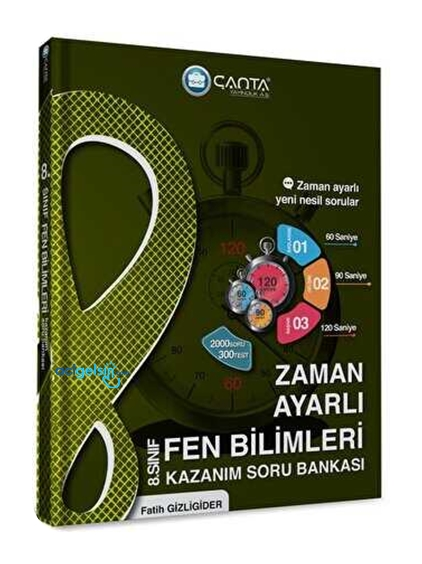 8. Sınıf Lgs Fen Bilimleri Zaman Ayarlı Kazanım Soru Bankası Çanta Yayınları