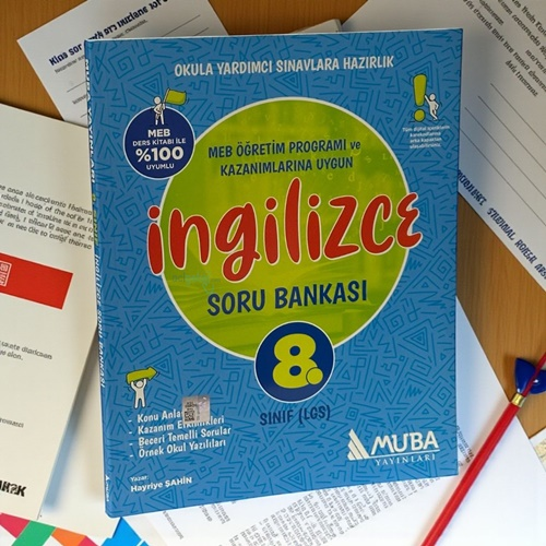 8.sınıf İngilizce Soru Bankası Muba Yayınları
