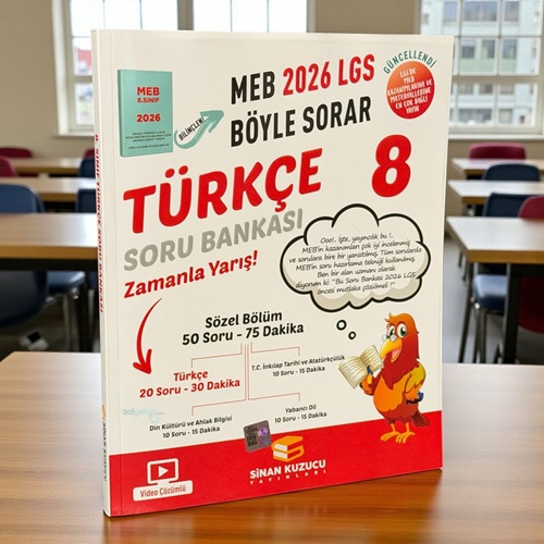 8.sınıf Lgs Türkçe Soru Bankası - Sinan Kuzucu Yayınları