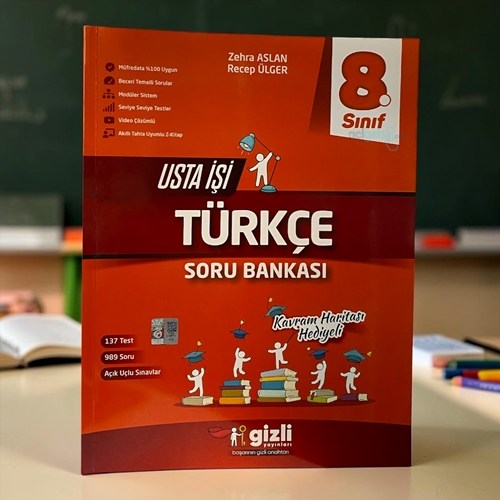 8. Sınıf Lgs Türkçe Usta İşi Soru Bankası Gizli Yayınları