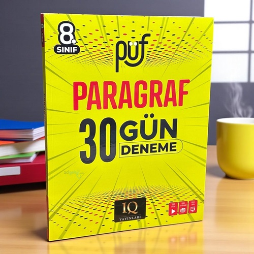 8.sınıf 30 Gün Püf Paragraf Deneme Iq Yayınları