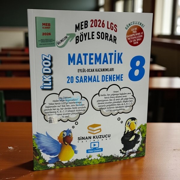 8.sınıf İlk Doz Matematik Sarmal Deneme Sinan Kuzucu Yayınları