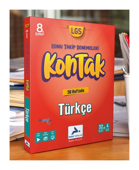 8.sınıf Türkçe Kontak Takip Denemeler Paraf Yayınları
