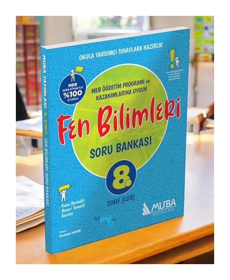 8. Sınıf Fen Bilimleri Soru Bankası Muba Yayınları