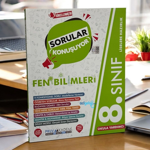 8. Sınıf Fen Bilgisi Sorular Konuşuyor Soru Bankası