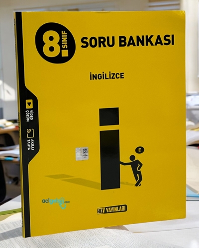 8.sınıf İngilizce Soru Bankası Hız Yayınları