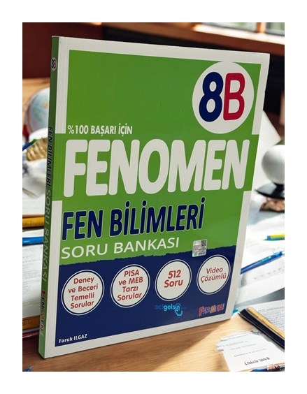 8. Sınıf Fen Bilimleri Soru Bankası Fenomen B Fenomen Yayınları