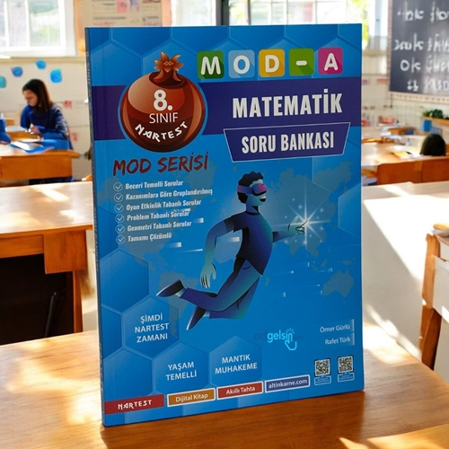 8. Sınıf Matematik Mod-a Soru Bankası Nartest Yayınları