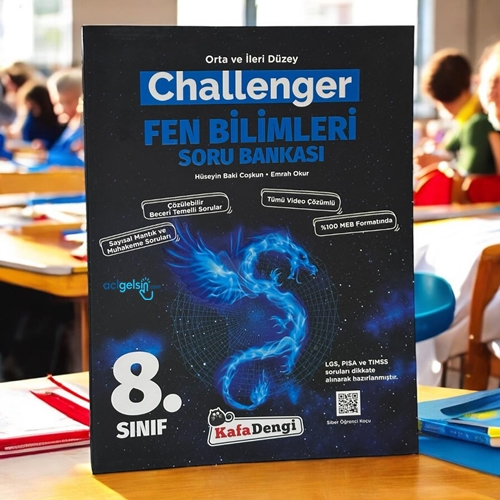 8. Sınıf Challenger Fen Bilimleri Soru Bankası Kafadengi Yayınları