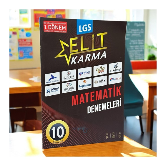 8.sınıf Elit Karma Matematik 10 Lu 1.dönem Deneme Paraf Yayınları