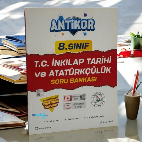 8.sınıf T.c. İnkılap Tarihi Ve Atatürkçülük Soru Bankası Antikor Yayınları