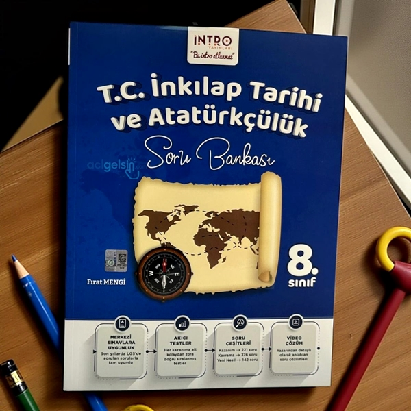 8.sınıf T.c. İnkılap Tarihi Ve Atatürkçülük Soru Bankası İntro Yayınları