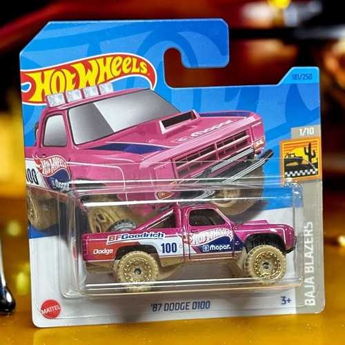 87 Dodge D100 Hot Wheels Tekli Araba
