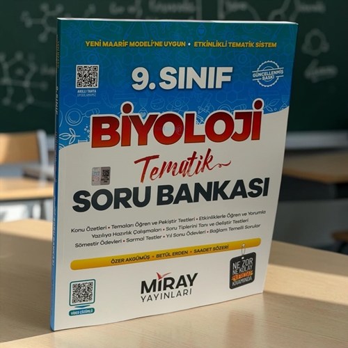 9. Sınıf Biyoloji Tematik Konu Özetli Soru Bankası Miray Yayınları