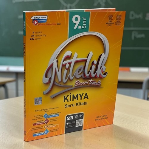 9. Sınıf Kimya Beceri Temelli Soru Kitabı Nitelik Yayınları