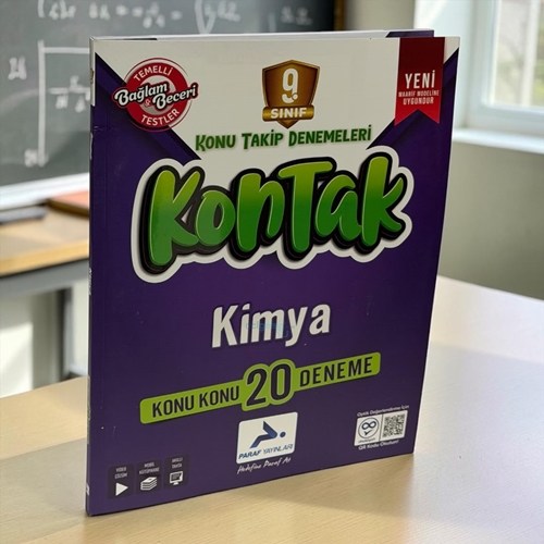 9. Sınıf Kimya Kontak Konu Takip Denemeleri Paraf Yayınları