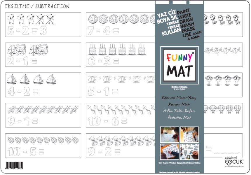 Funny Mat - Eksiltme 33,5x48cm