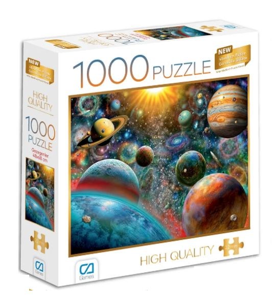 Gezegenler Puzzle 1000