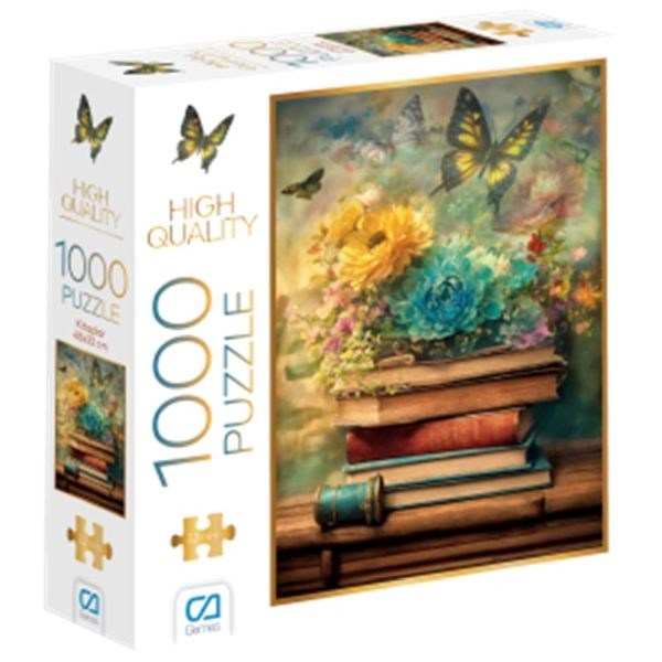 Kitaplar Puzzle 1000