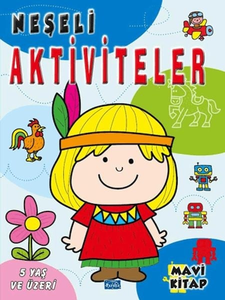 Neşeli Aktiviteler - Mavi Kitap