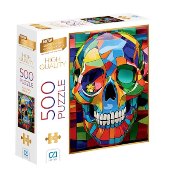 Renkli Kuru Kafa Puzzle 500