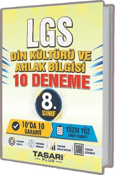 Tasarı 8. Sınıf LGS Din Kültürü ve Ahlak Bilgisi 10 Çözümlü Deneme