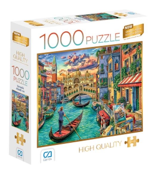 Venedik Sokakları Puzzle 1000
