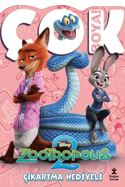 Zootropolis 2: Çok Boya! - Çıkartmalı Dev Boyama Kitabı