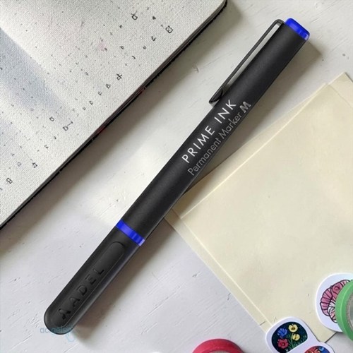 Adel Prime Ink Permanent Markör Kalem Mavi