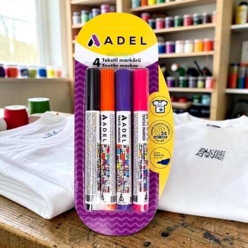 Adel Tekstil Markörü 4lü Set