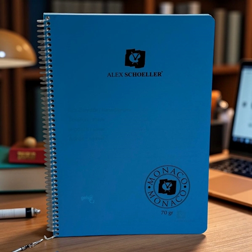Alex Schoeller Spralli Pp Kapak 120 Yaprak Defter A4 Çizgili
