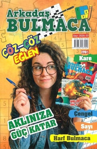 Arkadaş Bulmaca Çöz Çöz Eğlen 2026/20