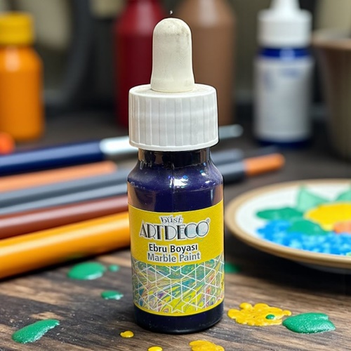 Artdeco Hazır Ebru Boyası 30ml 08 Mor-violet