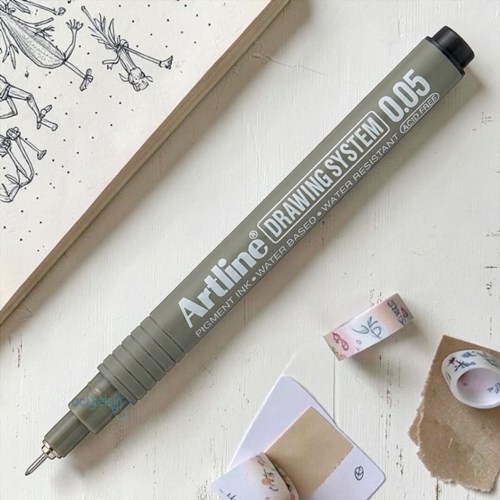 Artline Drawing System Teknik Çizim Kalemi 0.05 Siyah